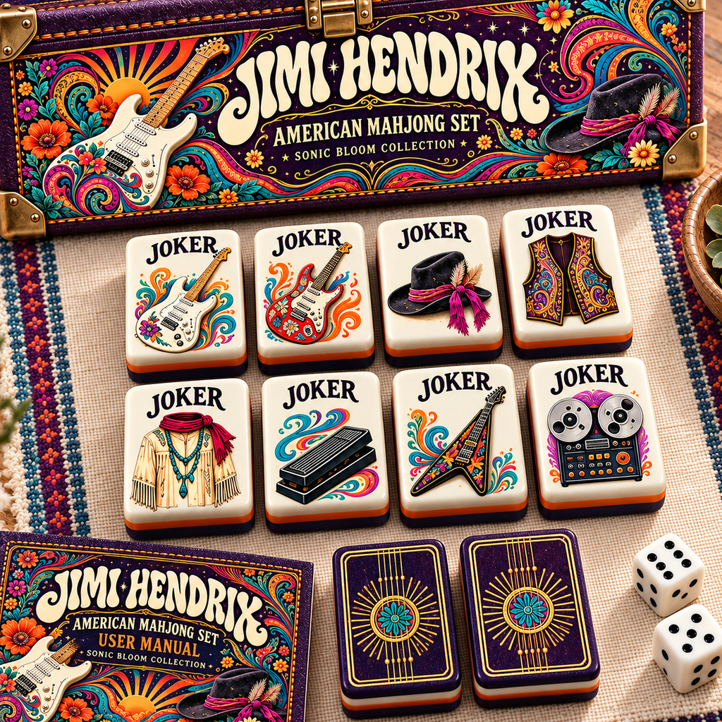 Premium JHR Mahjong Tiles Set PVNA
