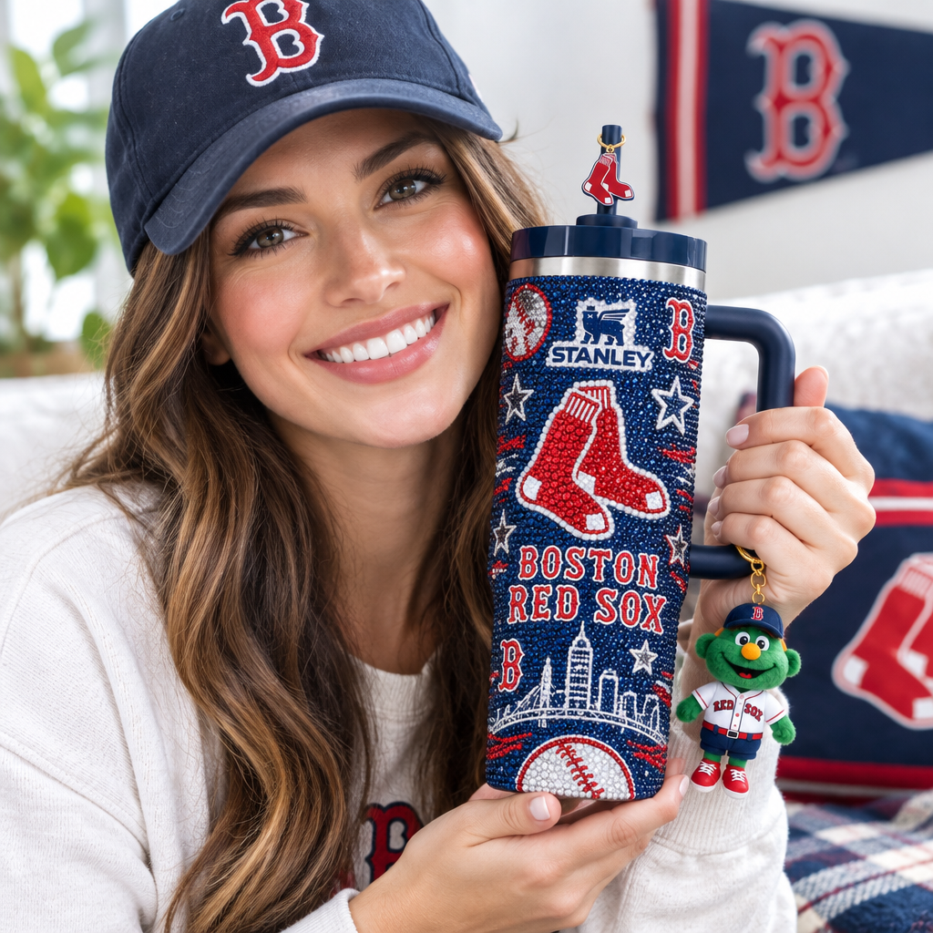 Boston Red Sox 40oz Tumbler With Handle TTNL